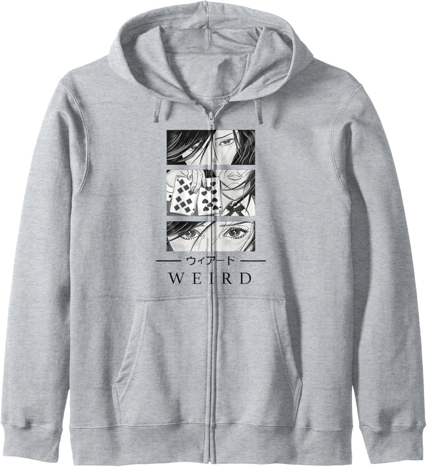 Anime Girl - Wird - Japanese Art Aesthetic Vaporwave Anime Hoodie