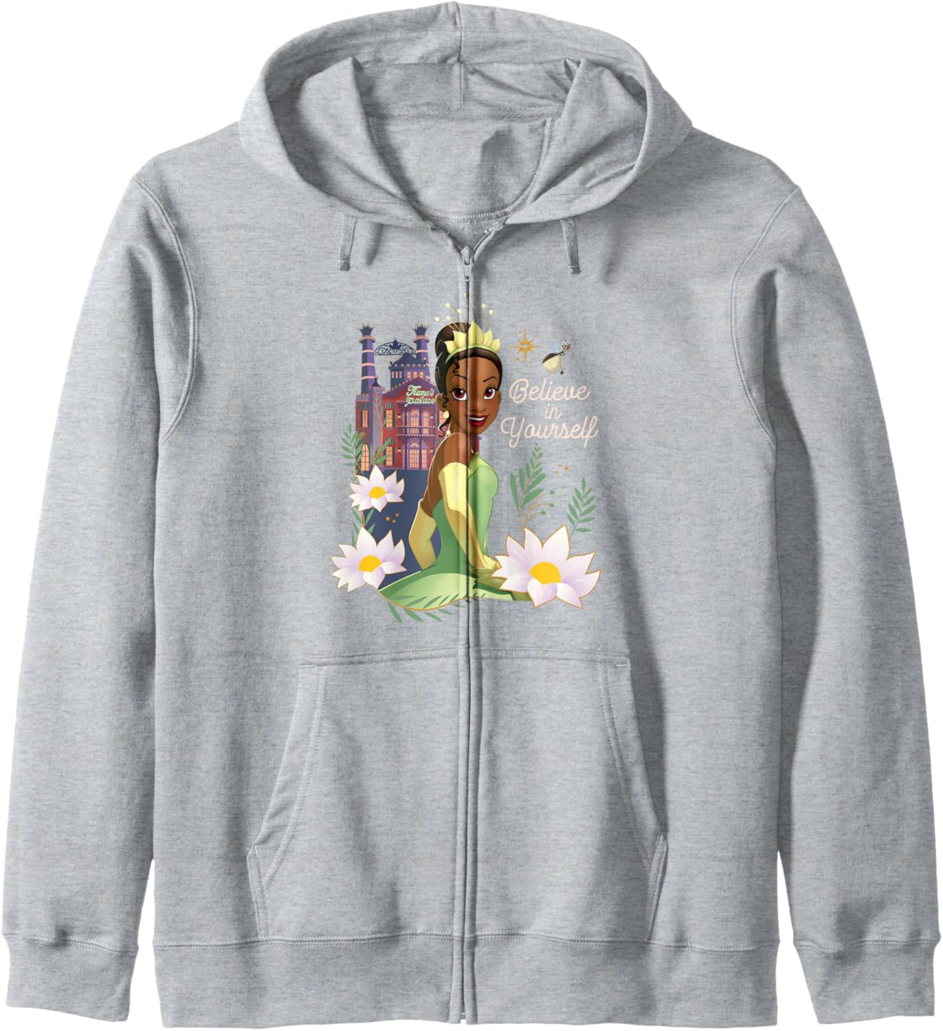 Disney The Princess and the Frog Tiana Believe In Yourself Zip Hoodie