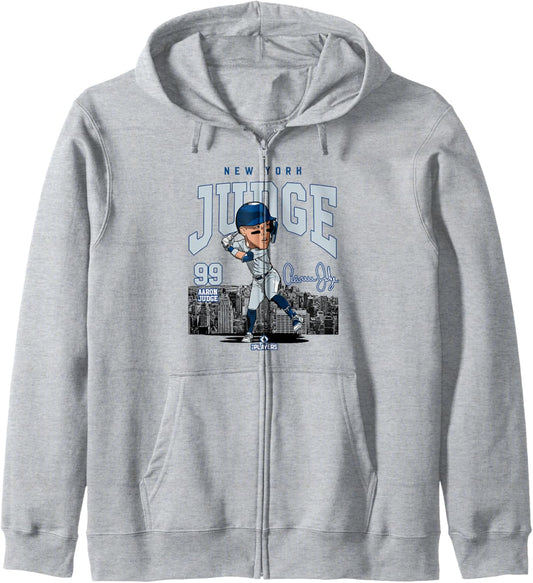 Aaron Judge | New York Baseball MLB Players | MLBJUD3005W Zip Hoodie