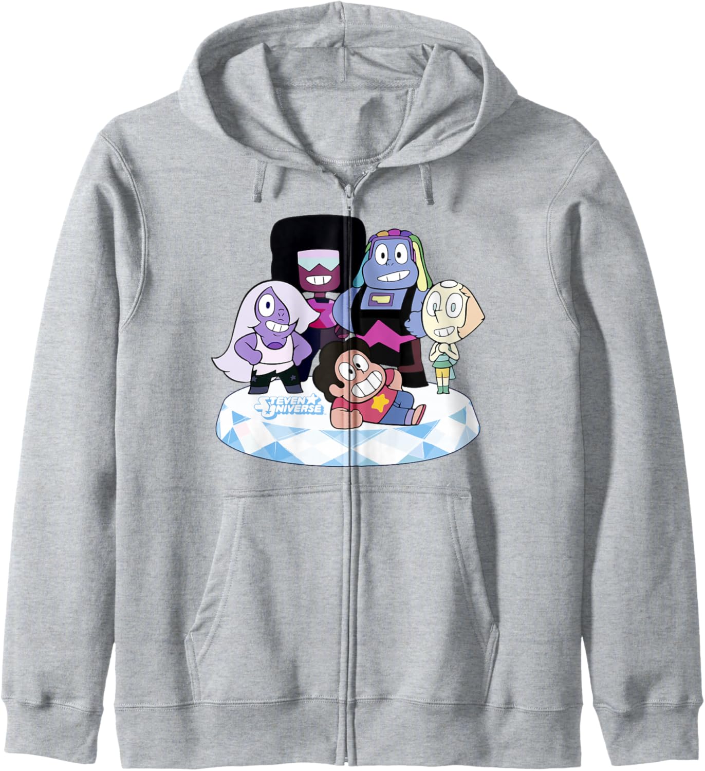 CN Steven Universe Chibi Crystal Gems Zip Hoodie