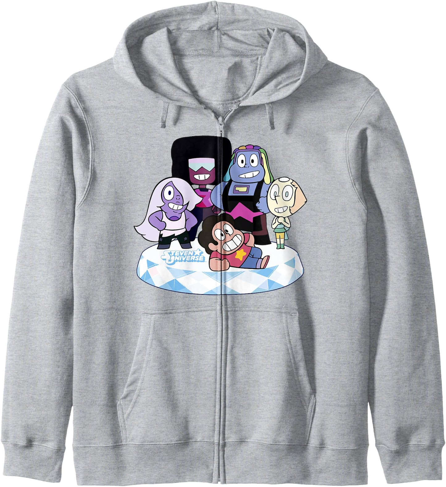 CN Steven Universe Chibi Crystal Gems Zip Hoodie