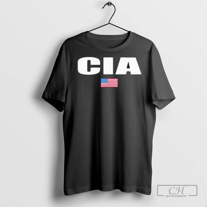 Cia Usa Flag T Shirts Tank Top Classic Outfit