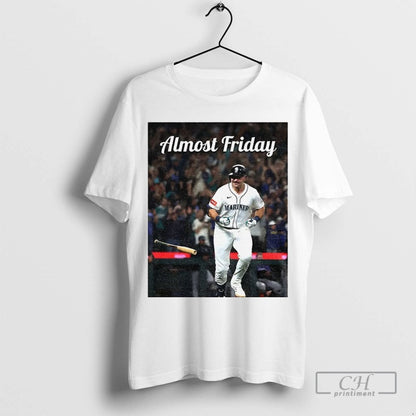 Cal Raleigh 60Th Home Run Seattle Mariners Mlb Almost Friday Hoodie