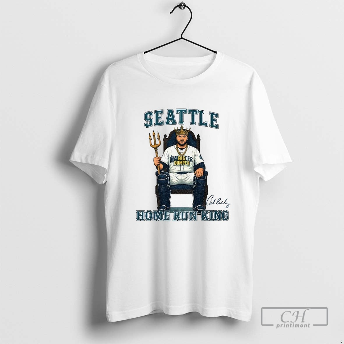 Cal Raleigh Big Dumper Crown Seattle Mariners Mlb Baseball 2025