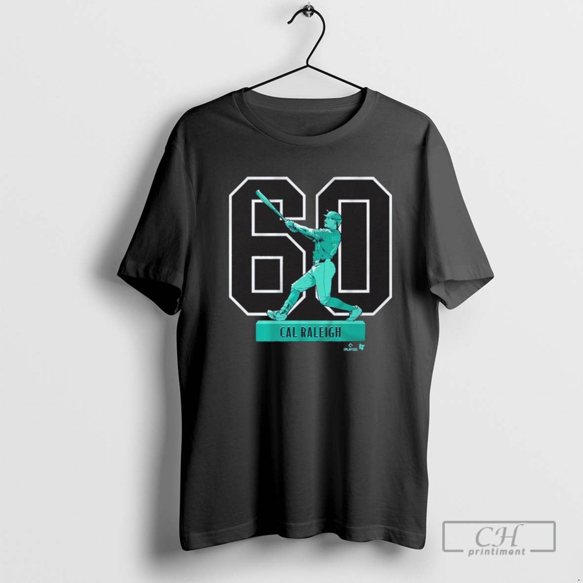 Cal Raleigh Historic Home Run Season Tee Elegant Outfit