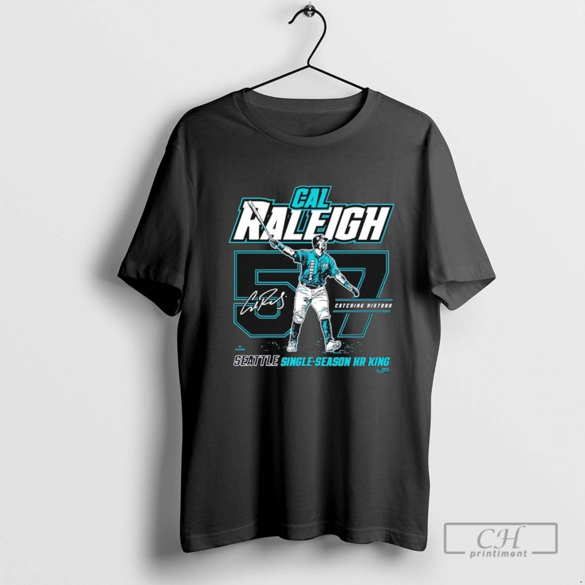 Cal Raleigh Seattle Home Run Record Single Season Hr King Catching
