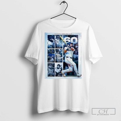 Cal Raleigh Seattle Mariners Mlb 60 Home Runs Player T Shirts Tee