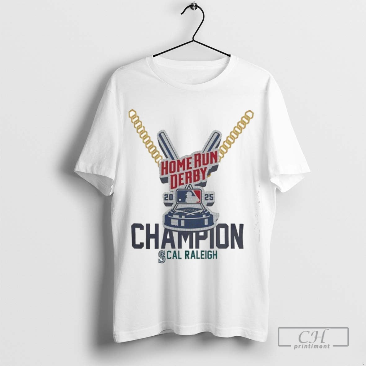 Cal Raleigh Seattle Mariners Home Run Derby Champion 2025 Long Sleeve