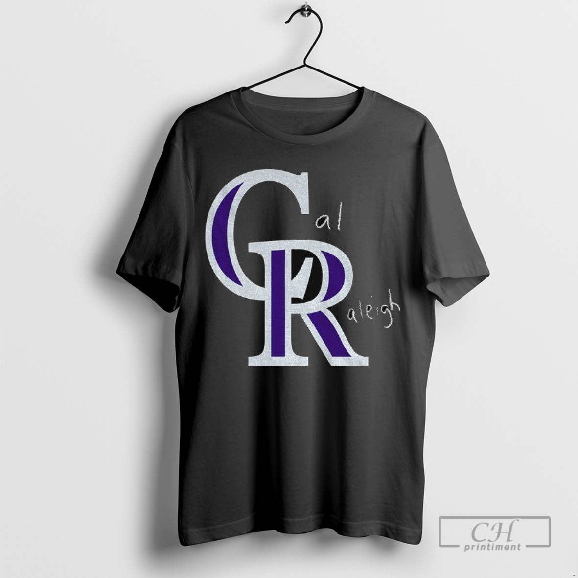 Cal Raleigh Seattle Mariners X Colorado Rockies Mlb 2025 Logo TShirt