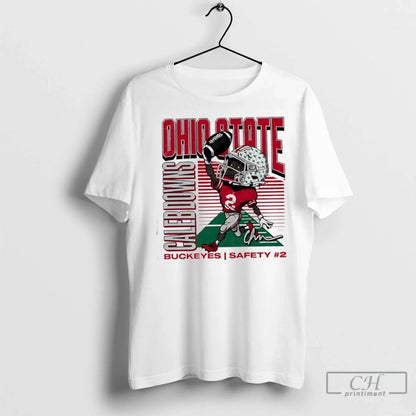 Caleb Downs Ohio State Caricature Cartoon Long Sleeve Trendy Design