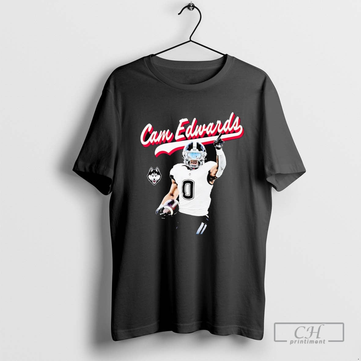 Cam Edwards Illustrated Celebration Uconn Huskies Tee Modern Outfit