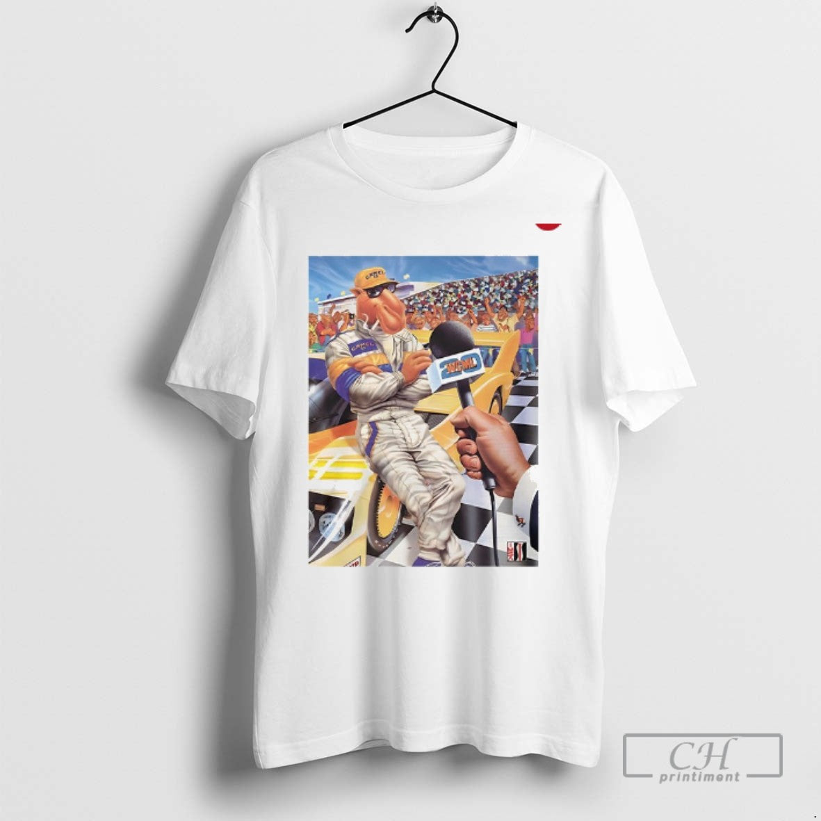 Camel Racing Driver Cartoon T Shirts Hoodie Trendy Art