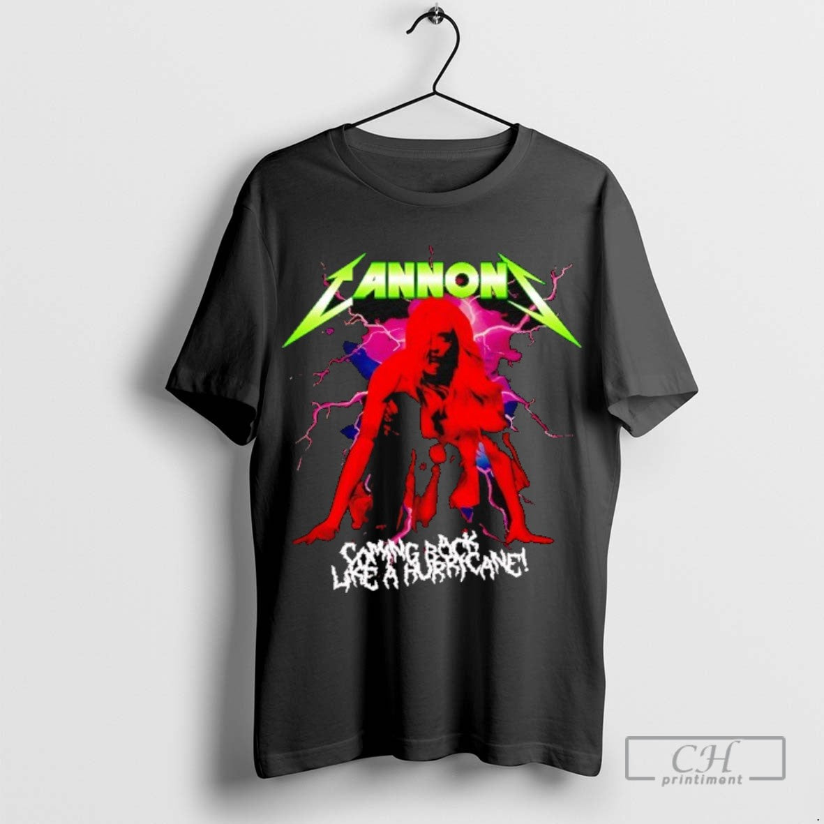 Cannon Coming Rock Like Hurricane Shirt Retro Outfit