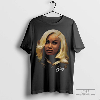 Cardi B Am I Drama Blonde Big Face Tee Exclusive Collection