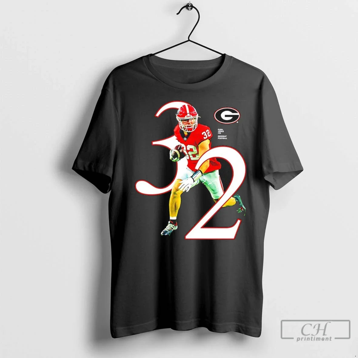 Cash Jones 32 Georgia Bulldogs 2025 Ncaa Player T Shirts Sweatshirt
