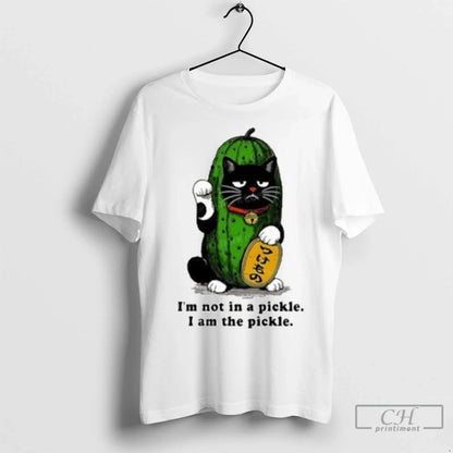 Cat Im Not Pickle I Am Pickle T Shirts Tee Classic Art