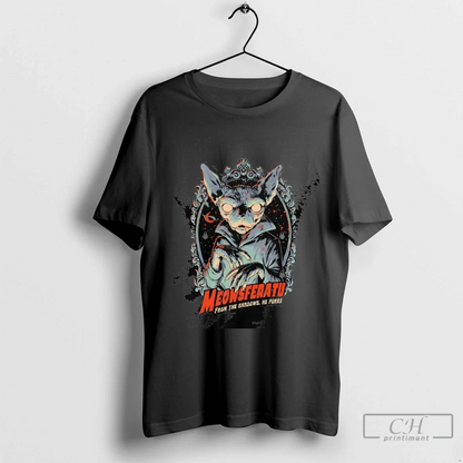 Cat Orlok Meowsferatu From Shadows He Purrs TShirt Premium Look