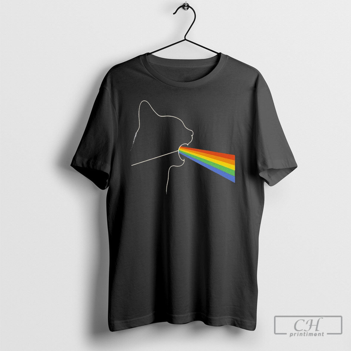 Cat Rainbow Hoodie Trendy Merch