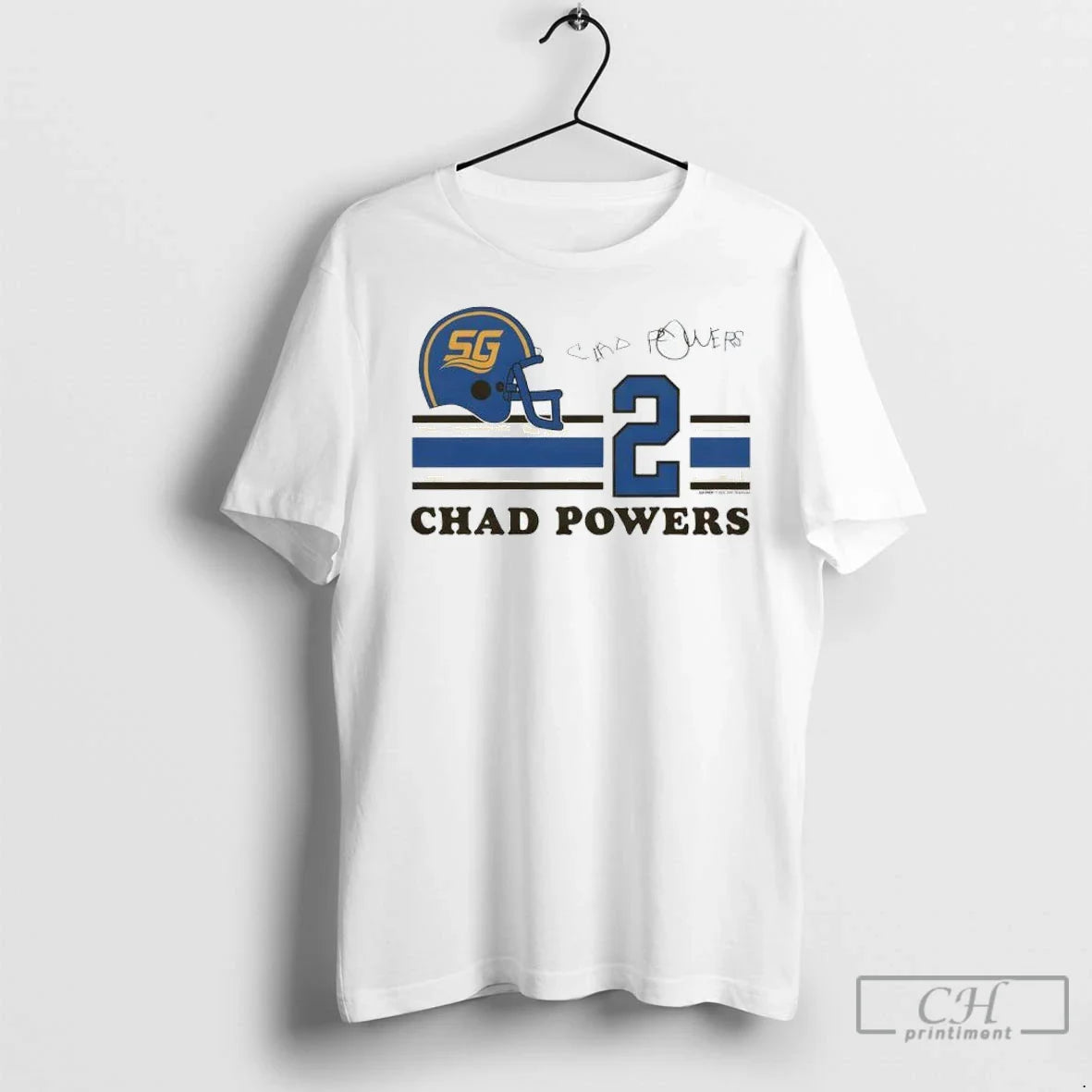 Chad Powers Signature Football T Shirts Hoodie Classic Merch