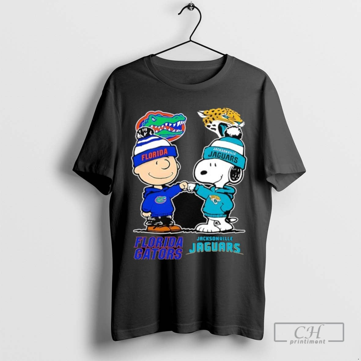 Charlie Brown Florida Gators And Snoopy Jacksonville Jaguars Long