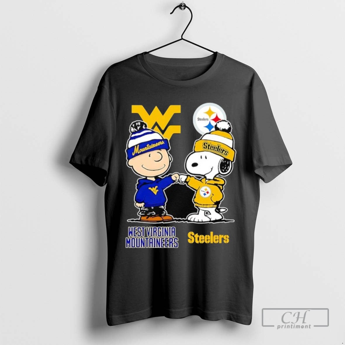 Charlie Brown West Virgina Mountaineers And Snoopy Pittsburgh