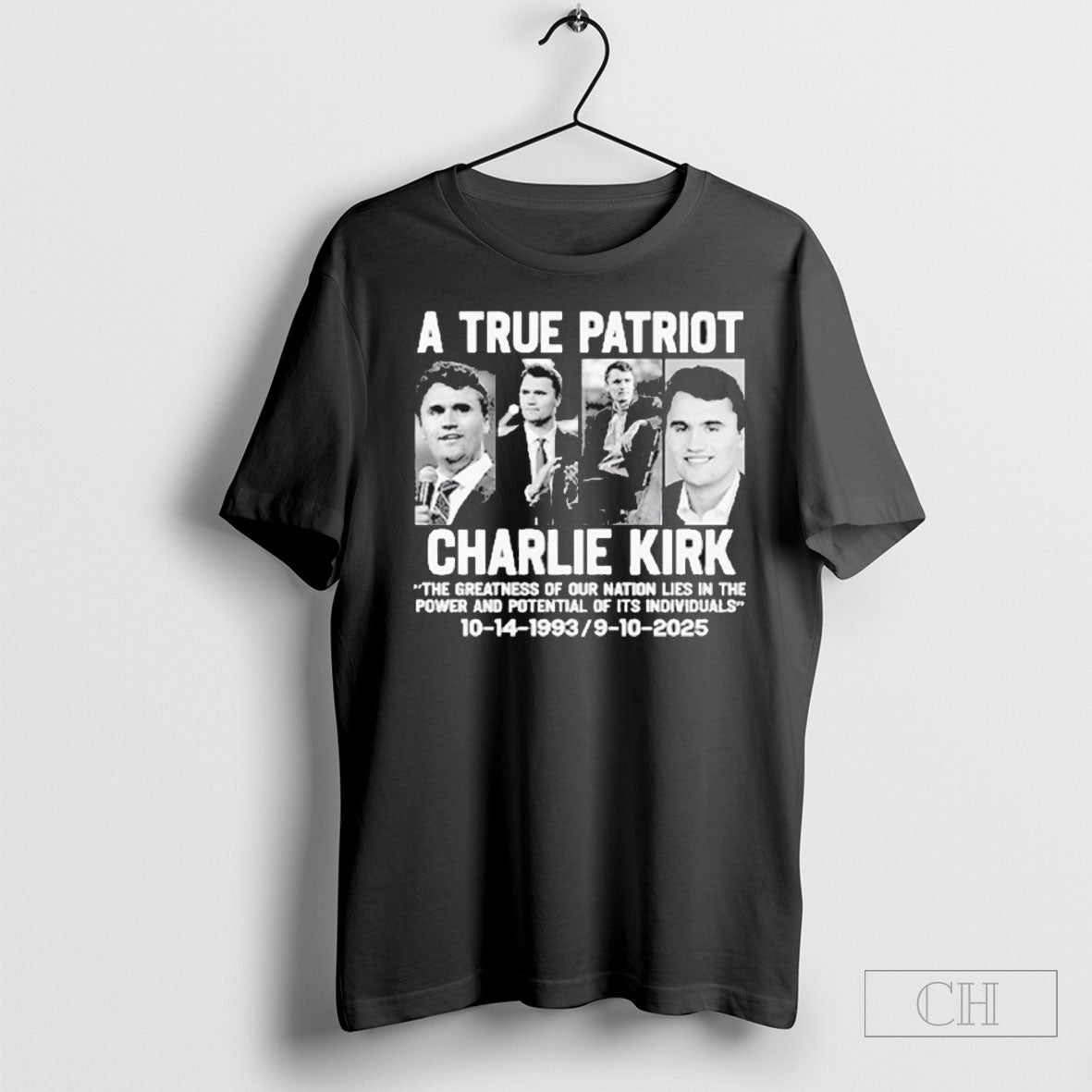 Charlie Kirk True Patriot 1993 2025 Sweatshirt Designer Collection