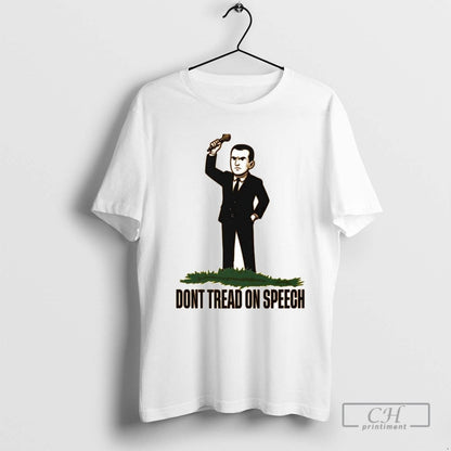 Charlie Kirk Gadsden Flag Dont Tread Speech Tee Stylish Merch