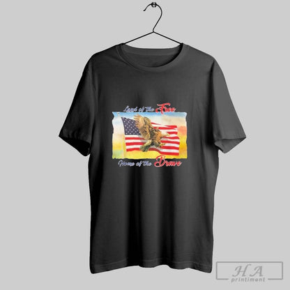 Charlie Kirk Land Free Home Brave Sweatshirt Designer Fashion