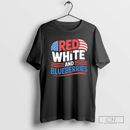 Charlie Kirk Red White And Blueberries Fourth July Tee Premium