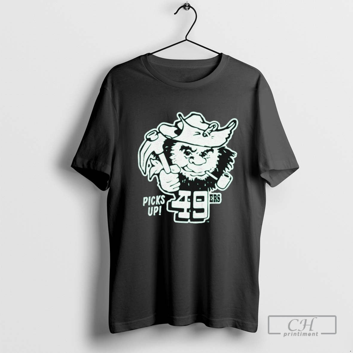 Charlotte 49Ers Picks Up Mascot Cigarettes Shirt Vintage Design