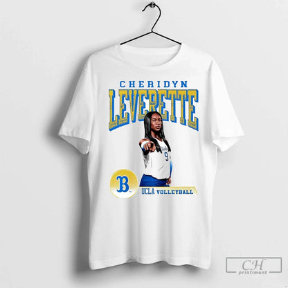 Cheridyn Leverette Cartoon Portrait Ucla Volleyball T Shirts Long