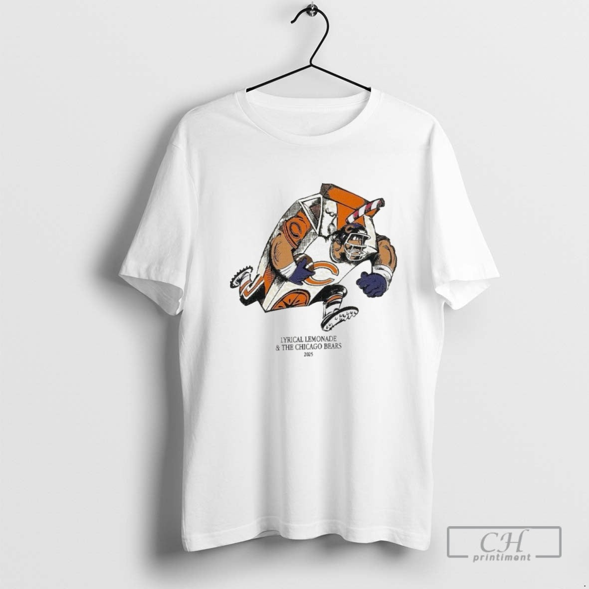 Chicago Bears X Lyrical Lemonade 2025 Carton Tee Unique Design