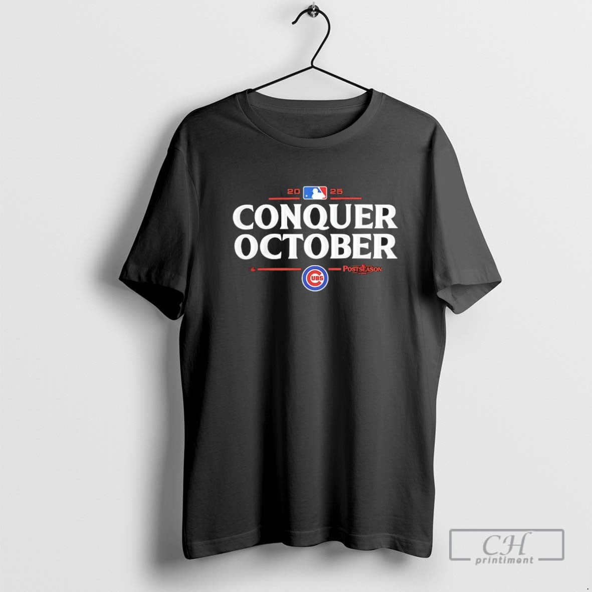 Chicago Cubs Conquer October 2025 Mlb Postseason Tee Trendy Fashion