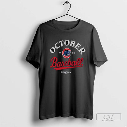 Chicago Cubs October Mlb Baseball 2025 Postseason Legend Long Sleeve