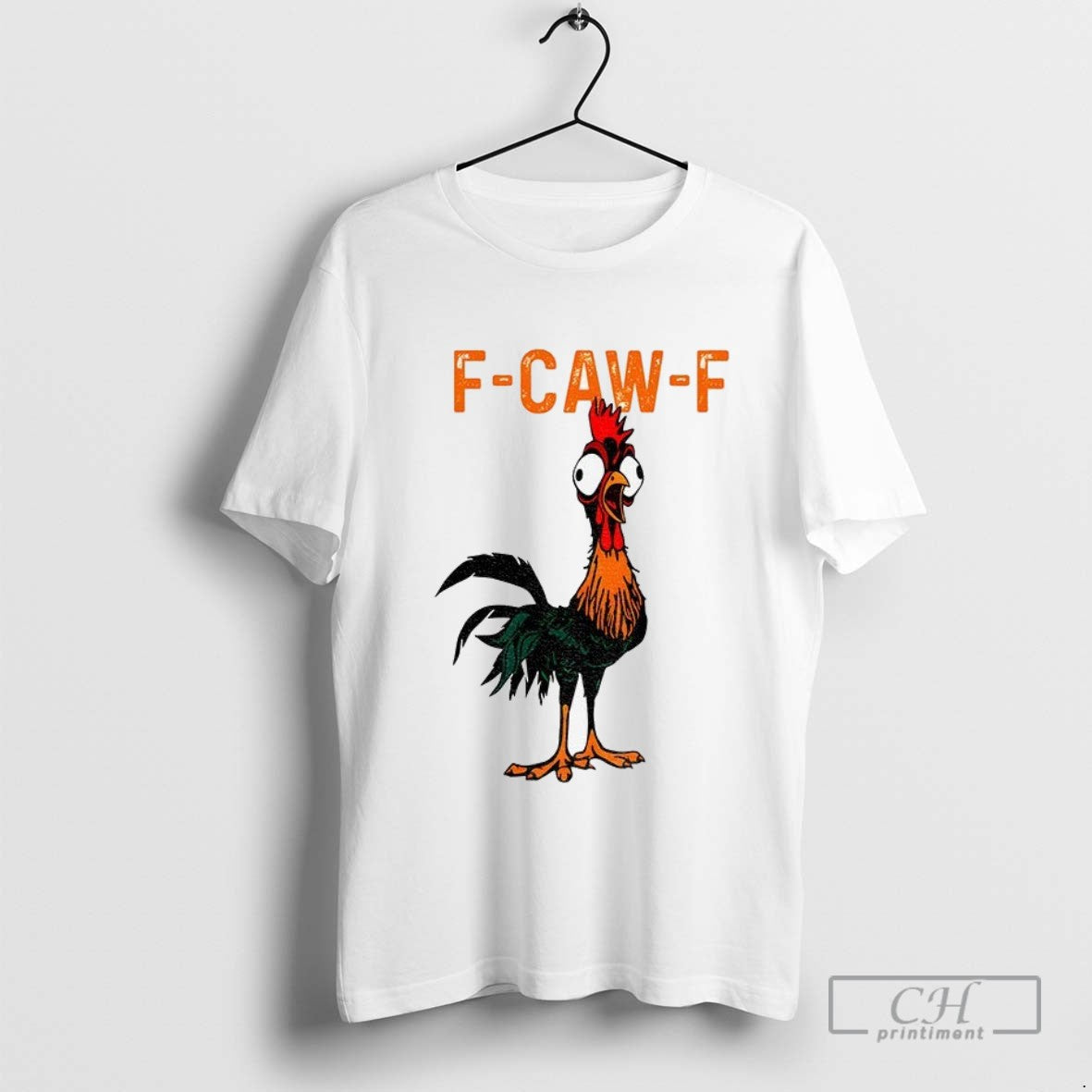 Chicken F Caw F Crazy Rooster Meme TShirt Designer Merch