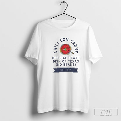 Chili Con Carne State Dish Texas Long Sleeve Modern Apparel