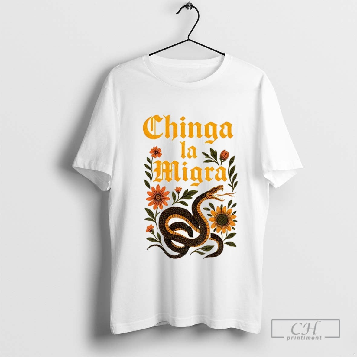 Chinga La Migra Snake Protest Abolish Ice Latino Rights Sweatshirt