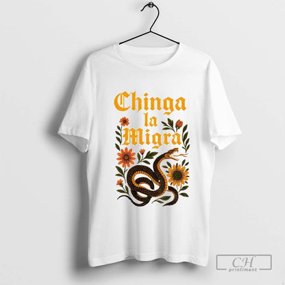 Chinga La Migra Snake Protest Abolish Ice Latino Rights Sweatshirt