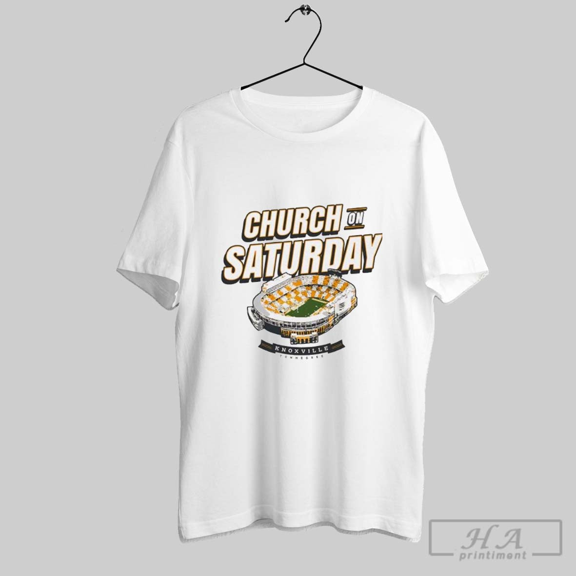 Church Saturday Knoxville Tennessee Stadium Tank Top Vintage Fashion