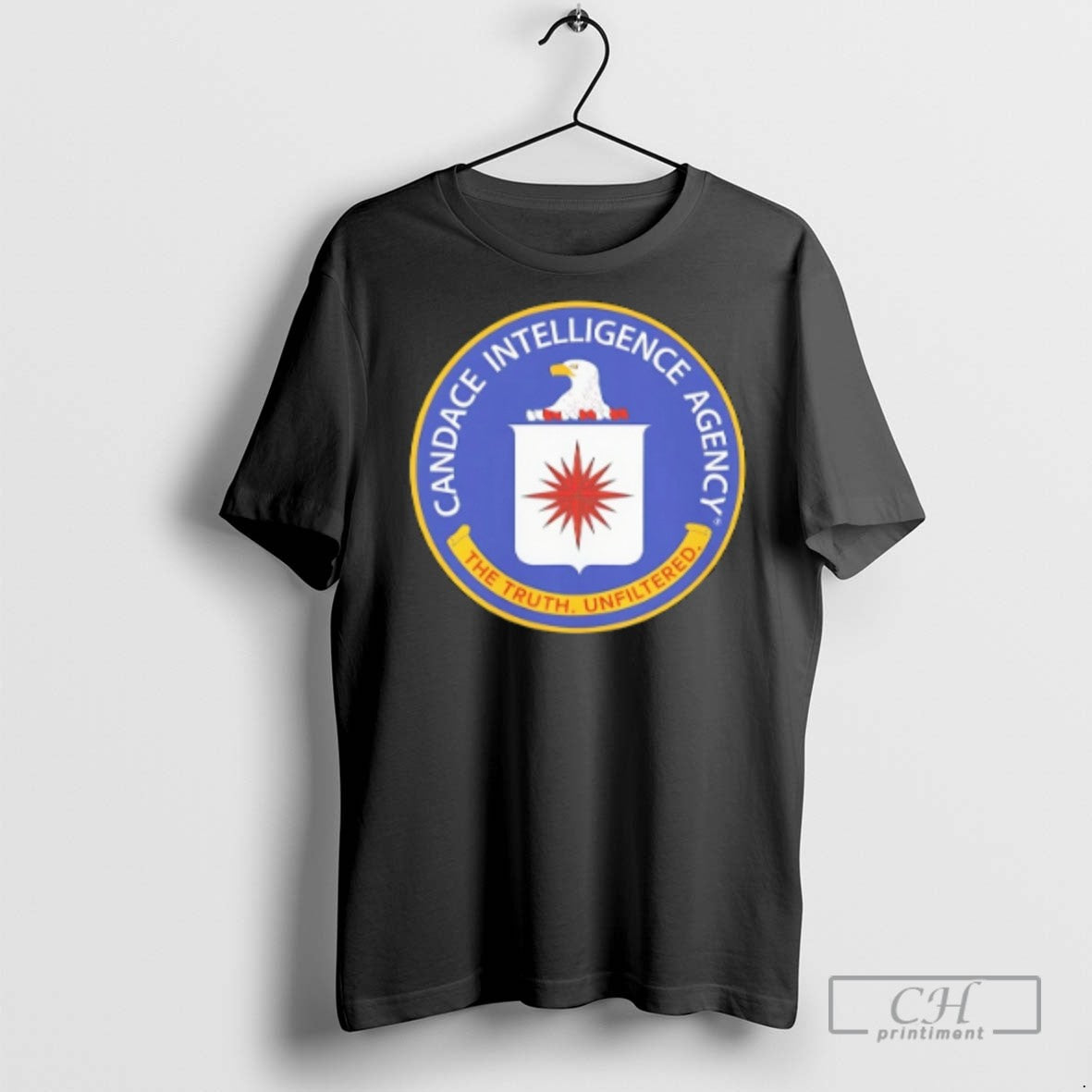 Cia Candace Intelligence Agency Truth Unfiltered Logo T Shirts Long