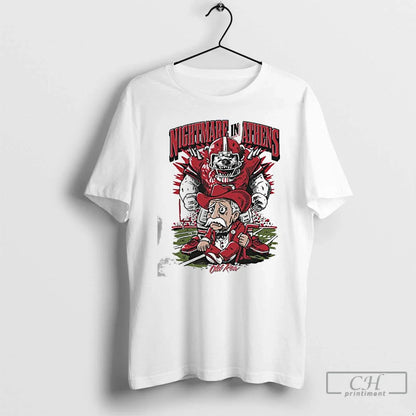 Alabama Crimson Tide Nightmare Athens T Shirts Tee Modern Art
