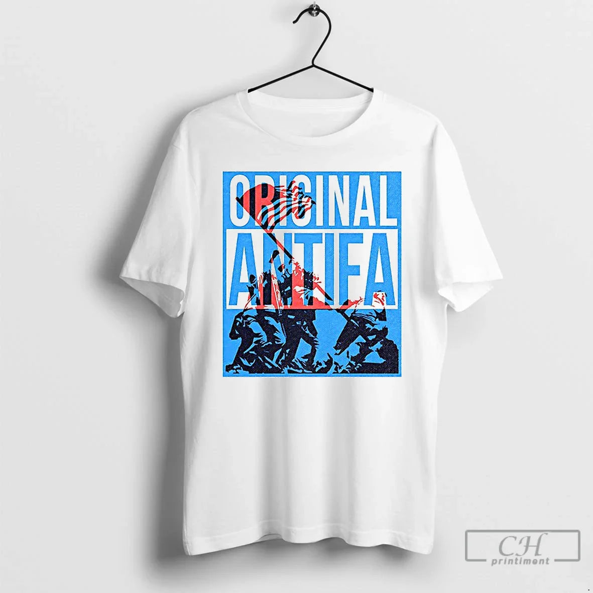 Antifa America Flag Ceramic Ceramic And Dad Cap T Shirts Shirt Trendy