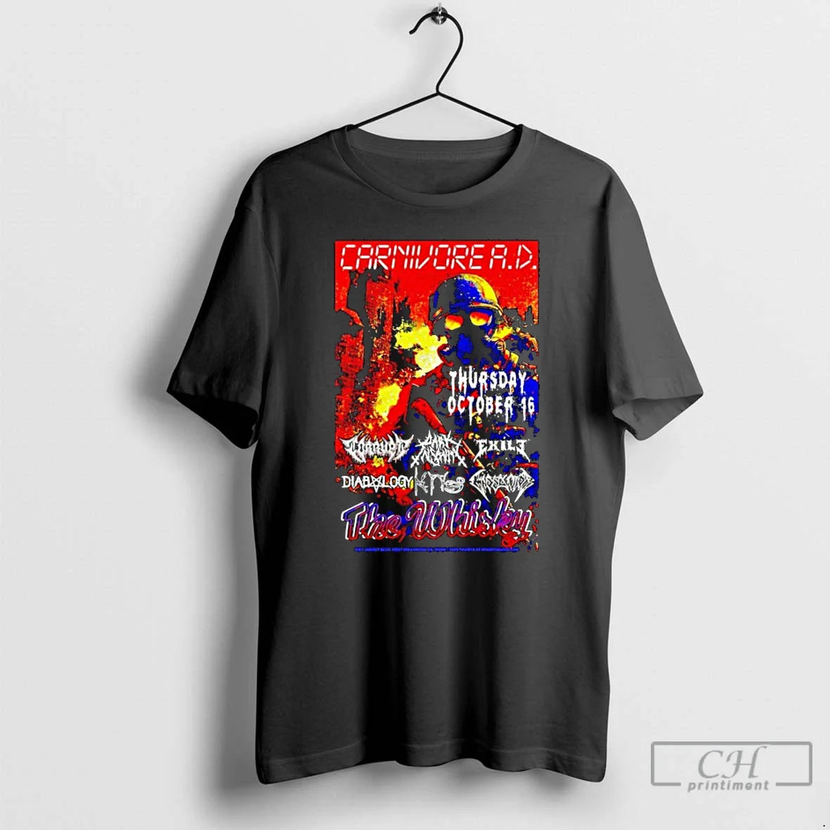 Carnivore Ad Tour 2025 Whisky Go Go T Shirts Shirt Trendy Fashion