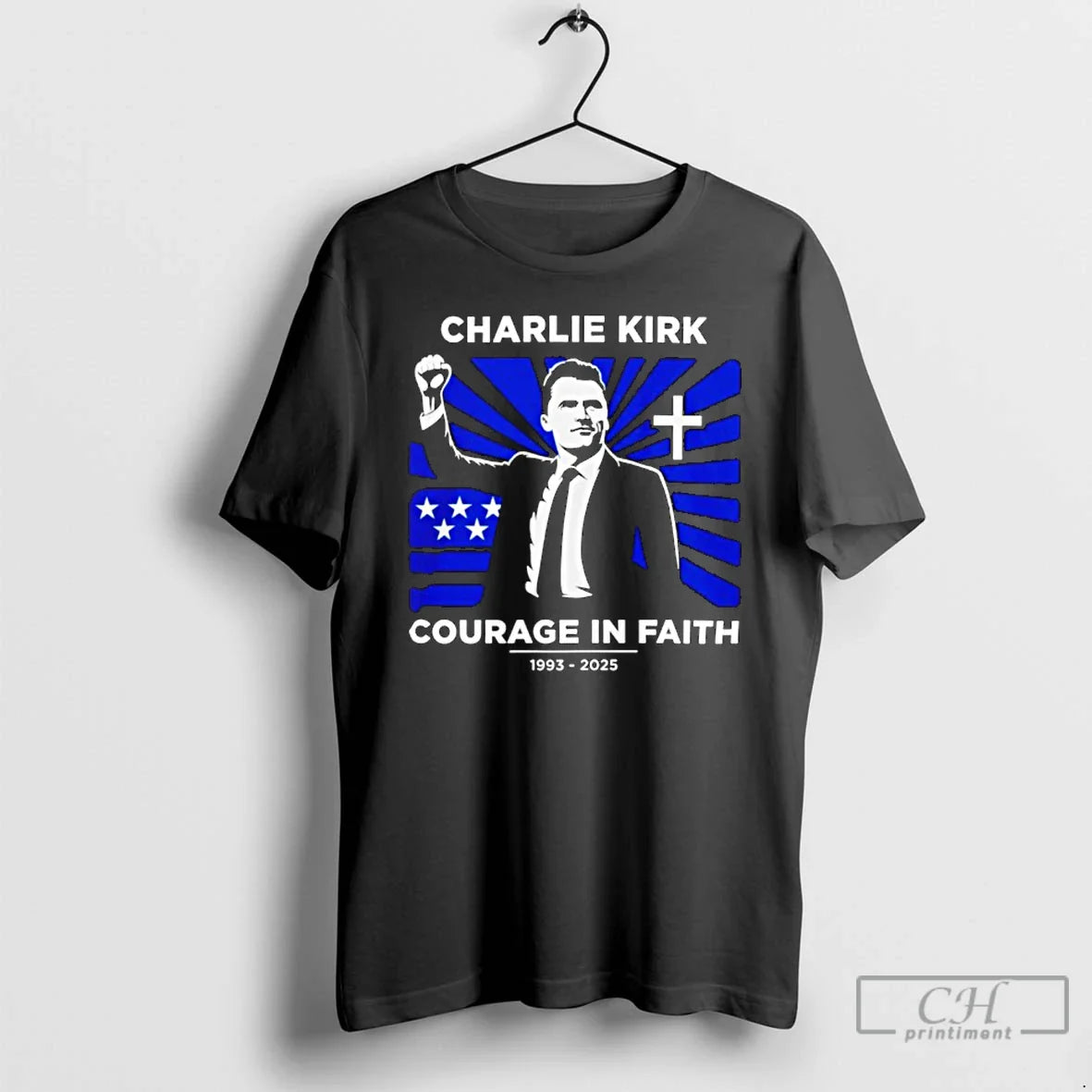 Charlie Kirk Courage Faith 1993 2025 T Shirts Hoodie Stylish Fashion