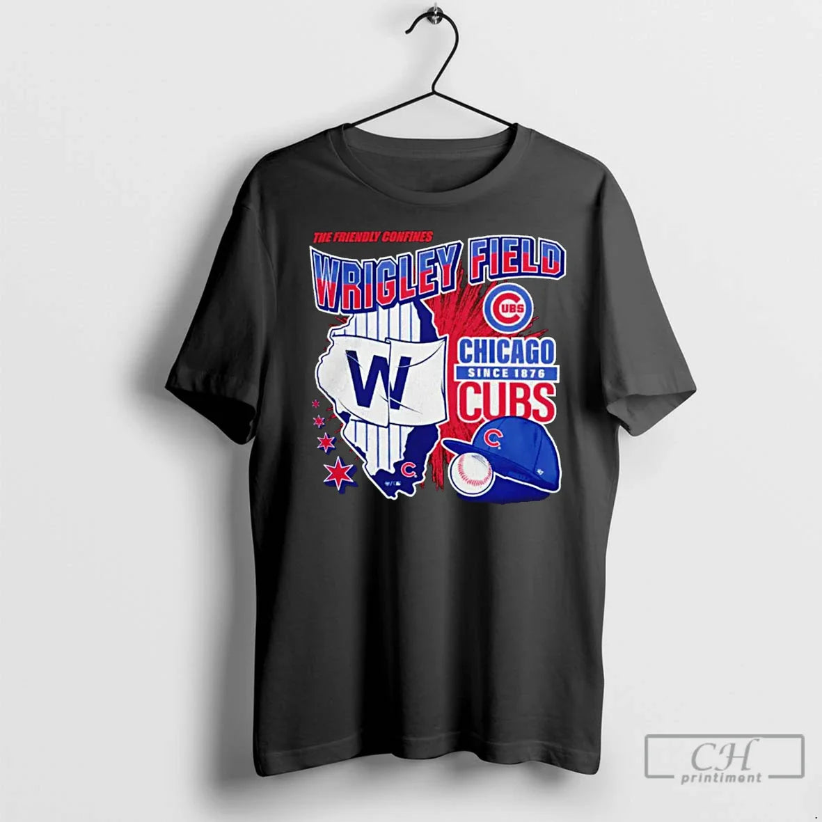 Chicago Cubs Wrigley Field Since 1876 Shirt Elegant Merch