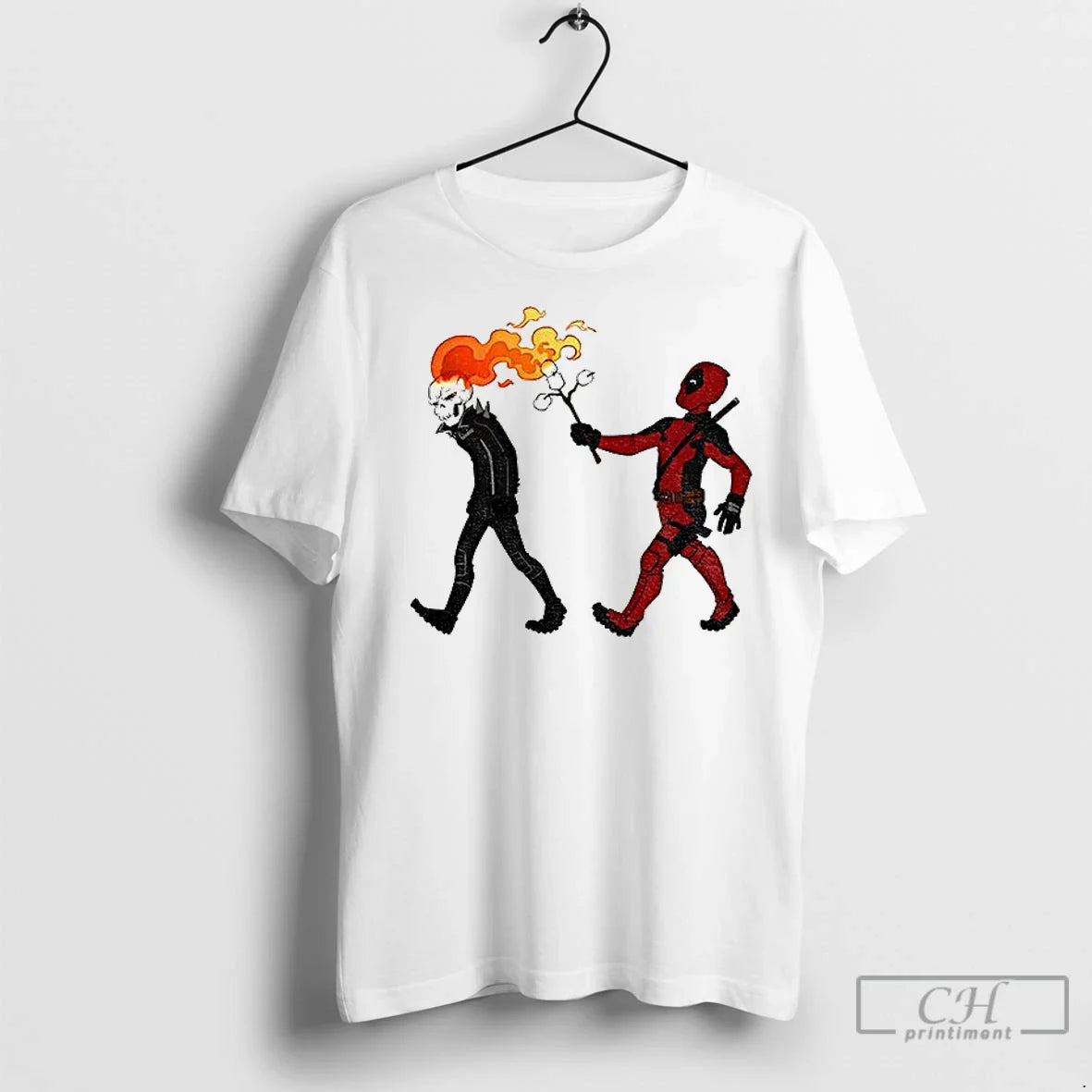 Deadpool Wade Winston Wilson Skeleton Cartoon Sweatshirt Modern Style