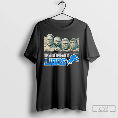 Detroit Lions Mount Rushmore Barry Sanders Calvin Johnson Herman