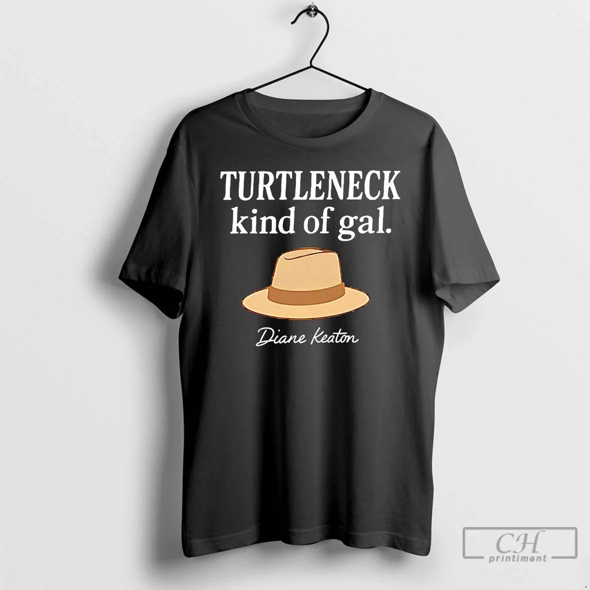 Diane Keaton Turtleneck Kind Gal T Shirts Long Sleeve Authentic Art