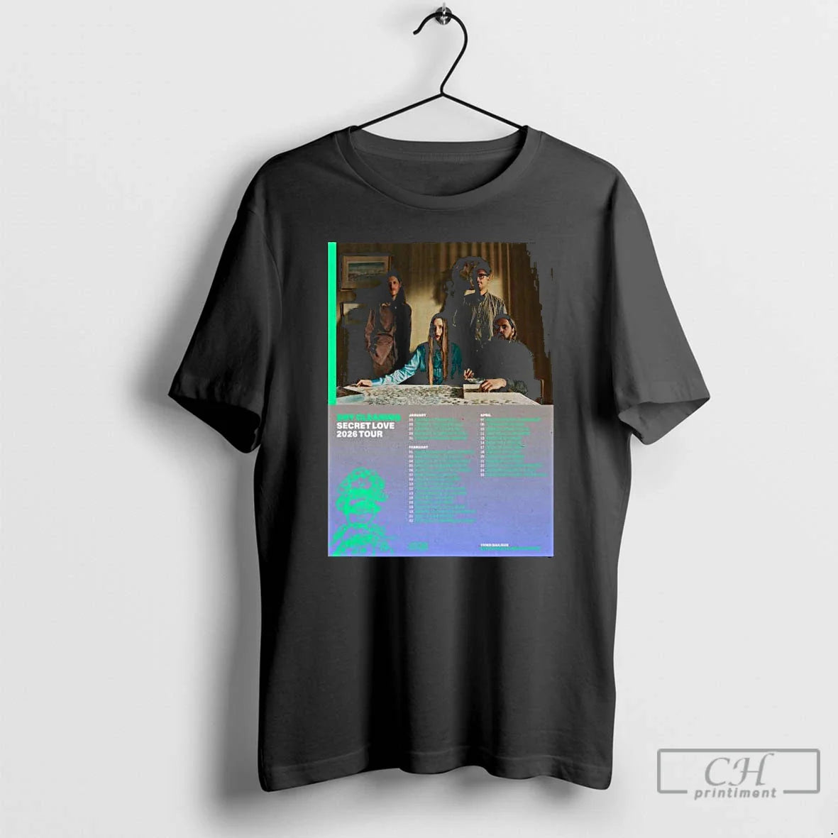 Dry Cleaning Secret Love 2026 Tour Long Sleve T Shirts Sweatshirt
