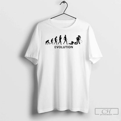 Evolution Human T Shirts TShirt Premium Collection